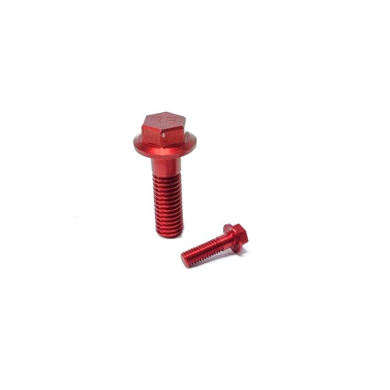 TORNILLO CABEZA HEXAGONAL 6x20mm ROJO RB PARTS