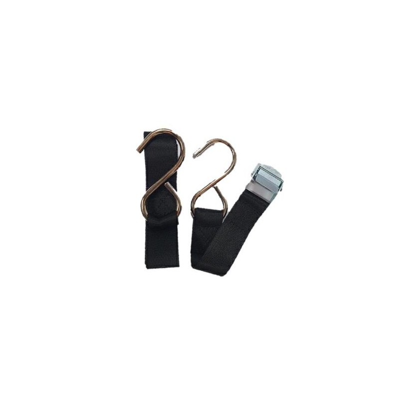 ACCESORIOS ZUNCHO AMARRE CINTA 25mm x 2m C- GANCHO