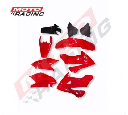 KIT PLASTICOS COMPLETO HONDA XR 250 TORNADO ROJO 9 PZA (NSU)