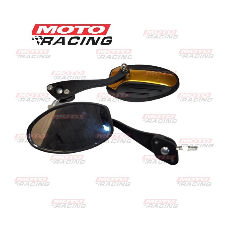 ESPEJO UNIVERSAL NEGRO- AMARILLO ZX-2669-3 VARIAS ROSCAS (NSU)