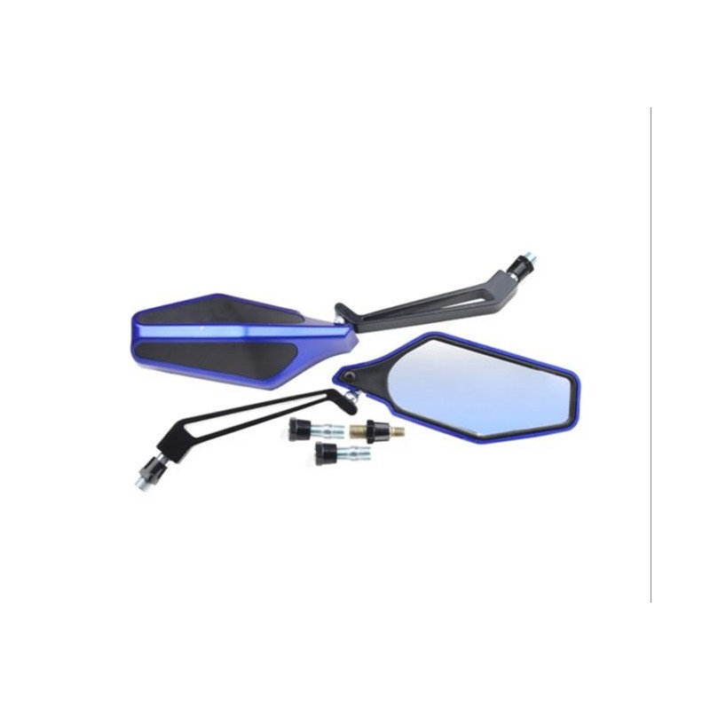 ESPEJO UNIVERSAL AZUL- NEGRO ZX-2835 VARIAS ROSCAS