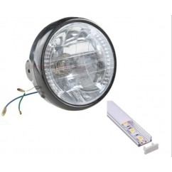 OPTICA DELANTERO HONDA CG TITAN 2000 REDONDO C/26LED