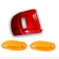 ACRILICO FARO TRASERO C/ GIRO SMASH 110 AMBAR/ROJO