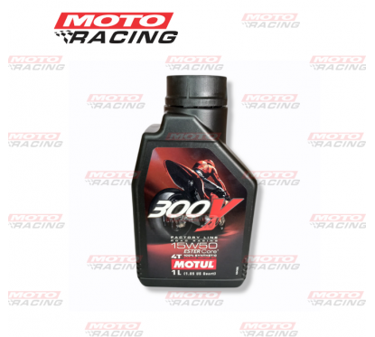 ACEITE 300V 100% SINTETICO 15W 50 4T (MOTUL)
