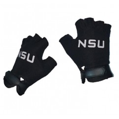 GUANTES S-3 MEDIO DEDO NEGRO NSU "L"