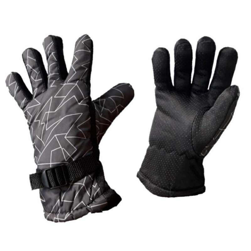 GUANTES TERMICO IMPERMEABLE TIPO SKI GRIS "M"