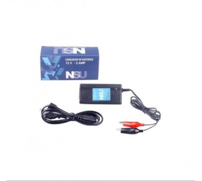 CARGADOR BATERIA 220v A 12v-2amp