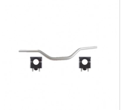 MANUBRIO ALUMINIO PLATA UNIVERSAL CROSS 28mm C/SOPORTE (NSU)