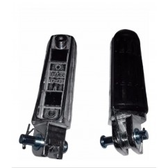 PEDALIN TRASERO ALUMINIO C-  GOMA Y RESORTE ZANELLA RX 150