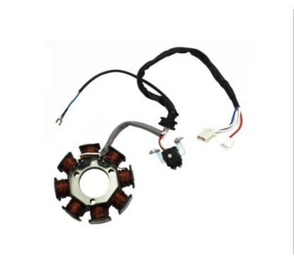 ESTATOR YAMAHA YBR 125 06 NACIONAL-  XTZ 125 16 8 POLOS (NSU)