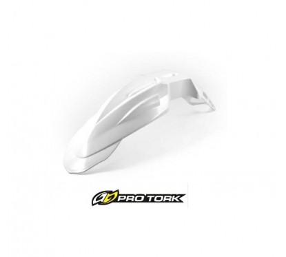 GUARDABARRO DELANTERO MOTARD-  SUPERMOTO UNIVERSAL BLANCO (PRO TORK)