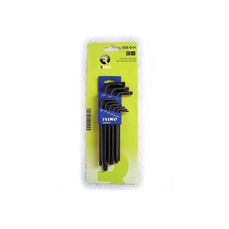 LLAVES TORX INVIABLE 9 UNID. IRIMO