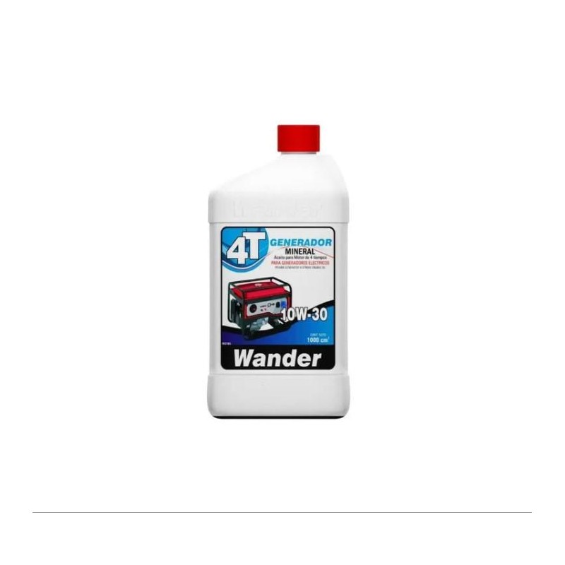 ACEITE GENERADOR- GRUPO ELECTROGENO 4T 10W30 WANDER