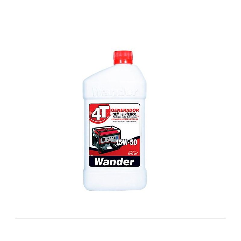 ACEITE GENERADOR- GRUPO ELECTROGENO 4T 15W50 WANDER