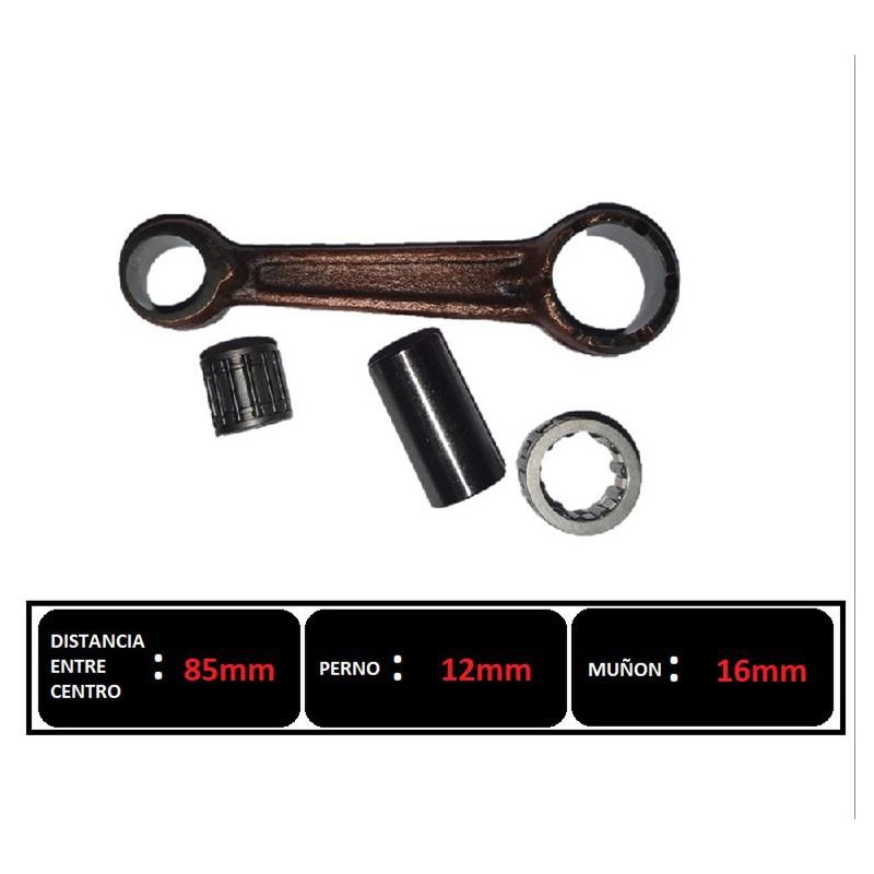 BIELA ZANELLA CICLOMOTOR 50 V1 -  V3 -  DUE -  SOL - FIRE CREUSO