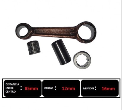 BIELA ZANELLA CICLOMOTOR 50 V1 -  V3 -  DUE -  SOL - FIRE CREUSO