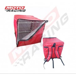 BOLSO TERMICO DELIVERY 6 PIZZAS C- CIERRE Y ESTRUC. PEDIDO YA