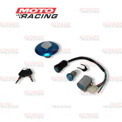 LLAVE CONTACTO HONDA TITAN 00 SET C- TAPA TANQUE (OKINOI)