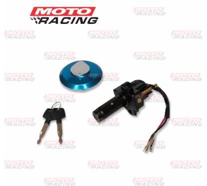 LLAVE CONTACTO HONDA CBX 250 TWISTER SET C- TAPA TANQUE (OKINOI)