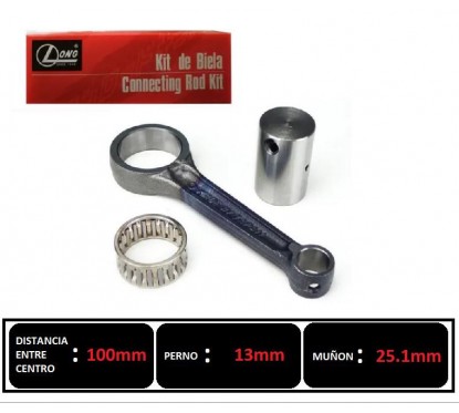 BIELA HONDA BIZ 125 -  SMASH 110 -  TRIP 110 LARGA (LONG JAPON)