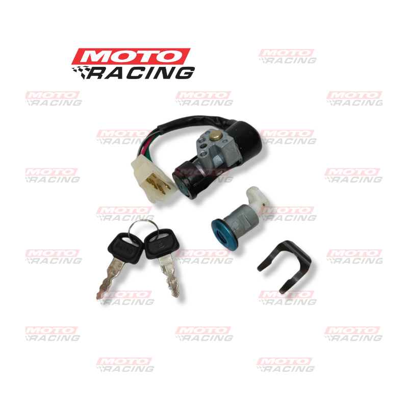 LLAVE CONTACTO HONDA BIZ 100 C- TRABA ASIENTO 5 PINES SE(OKINOI)