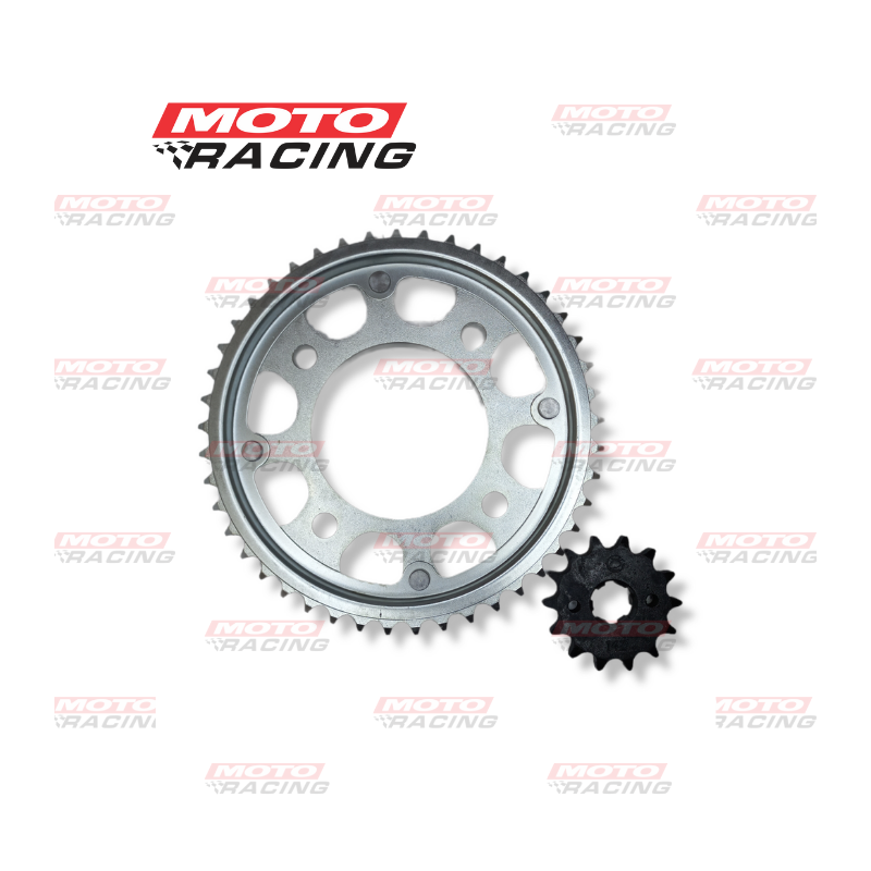 CORONA Y PIÑON HONDA CB 190 R 45/14 C/PROTECTOR (OKINOI)