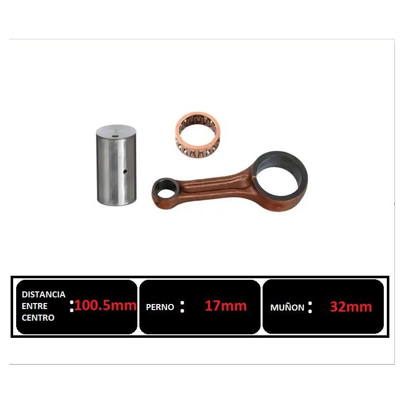 BIELA YAMAHA YBR 250 / XTZ 250 TAIWAN (ROCKET)