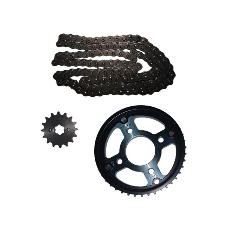 KIT TRANSMISION HONDA TITAN 150- TITAN NEW 43- 16 C- CADENA (LAZER