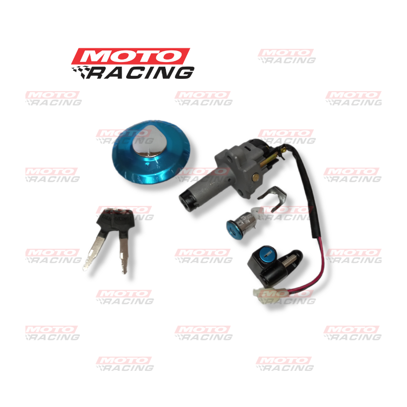 LLAVE CONTACTO HONDA CG TITAN 150 SET C- TAPA TANQUE Y ASIENTO