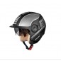 CASCO DERBY GRIED NEGRO -  GRIS MATE ABIERTO SMK "XL"