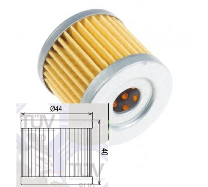 FILTRO ACEITE SUZUKI GIXXER 150- GN- GS 125- BETA 200 CORTO