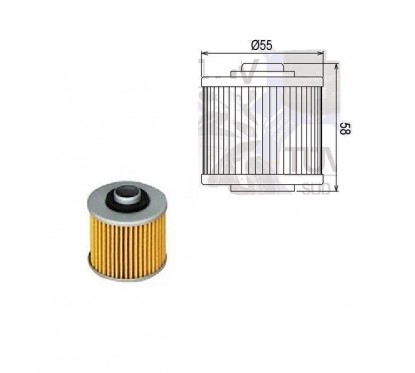 FILTRO ACEITE YAMAHA YFM 700 RAPTOR-  XT 600 - TDM 900 -  TRIAL ()