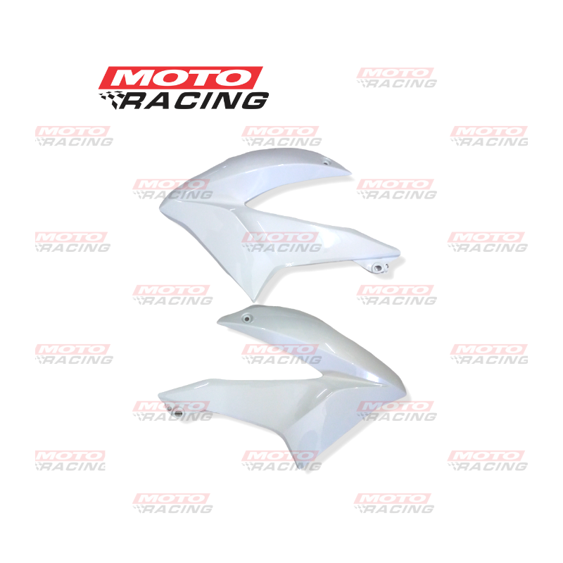 DEFLECTOR TANQUE IZQ/DER HONDA XR 150 BLANCO (OKINOI)