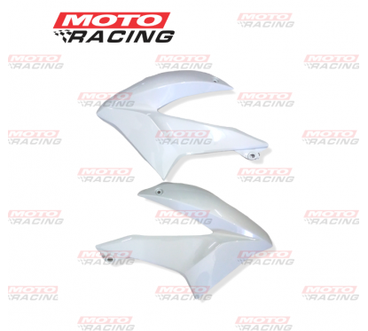 DEFLECTOR TANQUE IZQ/DER HONDA XR 150 BLANCO (OKINOI)