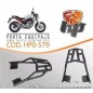 PORTA EQUIPAJE TRASERO HONDA CB 250 TWISTER 17 NEGRO (HP)