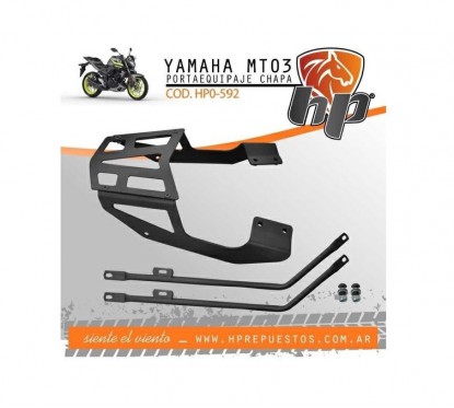 PORTA EQUIPAJE TRASERO YAMAHA MT 03 300 (HP)