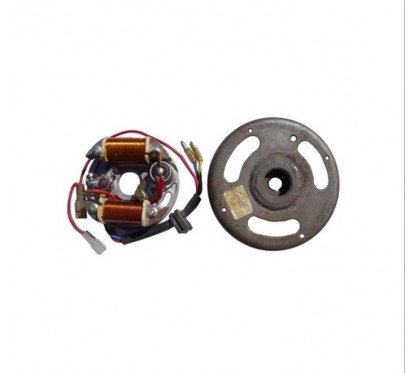 VOLANTE MAGNETICO ZANELLA 6V 18W GIRO HORARIO C-  ESTATOR (DZE)