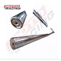 ESCAPE HONDA BIZ SOPORTE C-  TORNILLO CROMADO MOTORACING