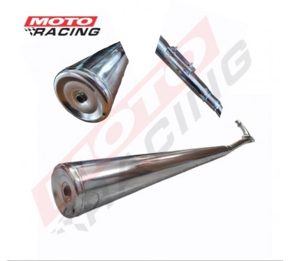 ESCAPE HONDA BIZ SOPORTE C-  TORNILLO CROMADO MOTORACING