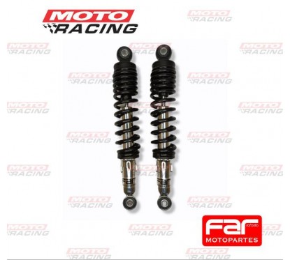 AMORTIGUADOR TRASERO ZANELLA RX 150 -  MONDIAL RD 150 NEGRO