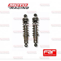 AMORTIGUADOR TRASERO HONDA CG 125 TUNNING 280mm CROMADO