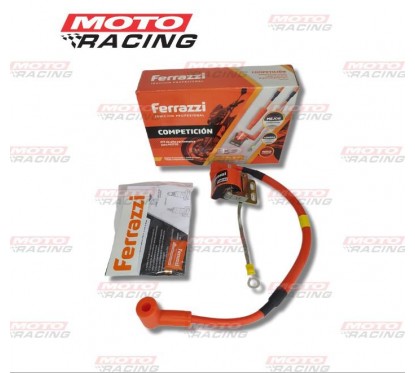 BOBINA COMPETICION C/CAPUCHON Y CABLE FERRAZZI 90º