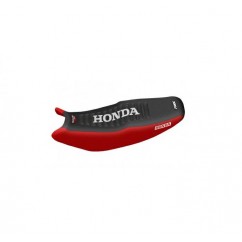 TAPIZADO ASIENTO HONDA CG 150 TITAN VIEJA ROJA -  NEGRA (FMX)