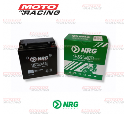 BATERIA 12V 12N9-3B POAITIVO DERECHO C/TECNOLOGIA AGM (NRG)