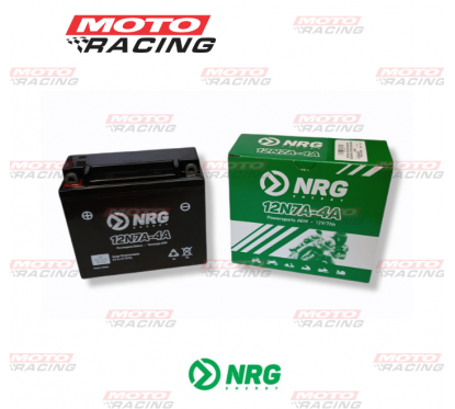 BATERIA 12V 12N7A-4A POSITIVO IZQUIERDO C/TECNOLOGIA AGM (NRG)