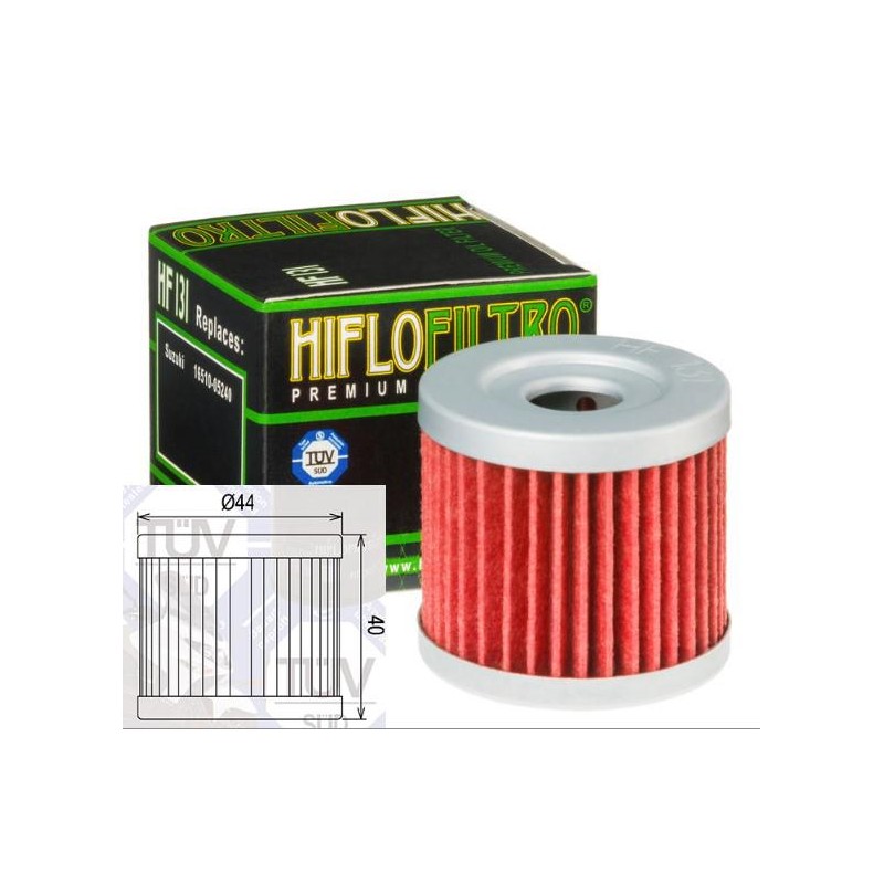 FILTRO ACEITE SUZUKI GIXXER 150- GN- GS 125- BETA 200- HF131 CORTO