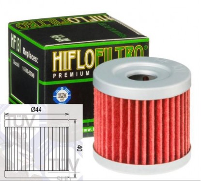 FILTRO ACEITE SUZUKI GIXXER 150- GN- GS 125- BETA 200- HF131 CORTO