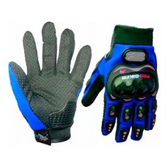 GUANTES PRO BIKER PREMIUM AZUL "L"