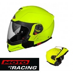 CASCO GLIDE CLASSIC AMARILLO FLUOR REBATIBLE D/VISOR SMK "L"