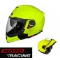 CASCO GLIDE CLASSIC AMARILLO FLUOR REBATIBLE D/VISOR SMK "L"